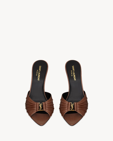 BABYLONE - MULES - IN - SMOOTH - LEATHER