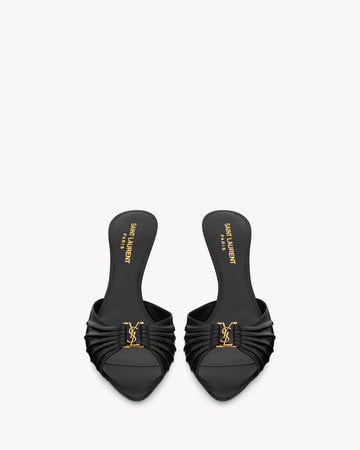 BABYLONE - MULES - IN -SMOOTH -LEATHER